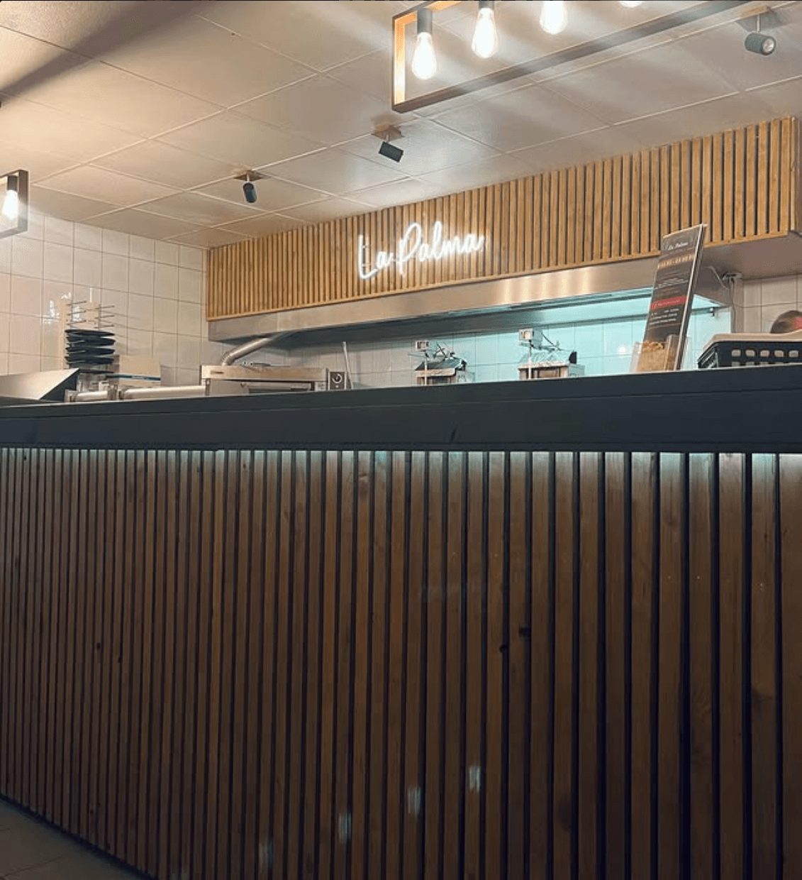 Innenansicht der La Palma Pizzeria in Edewecht